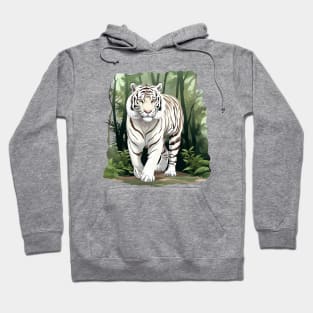 White Tiger From India Hoodie